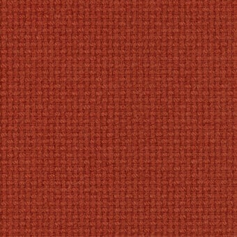 Terracotta woven fabric texture with a grid pattern, matte finish, and dense weave; includes a strand of off-white material.